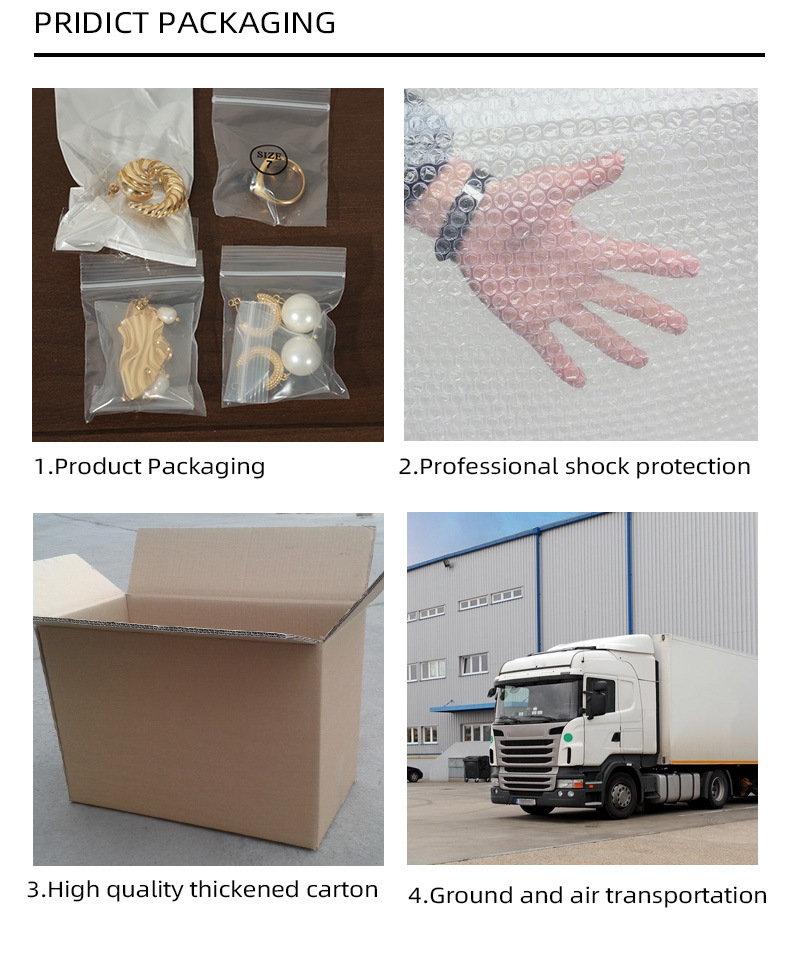 British-style retro, niche, individual, simple and versatile accessories, natural stone beaded, flower-shaped titanium steel jewelry set pic 24