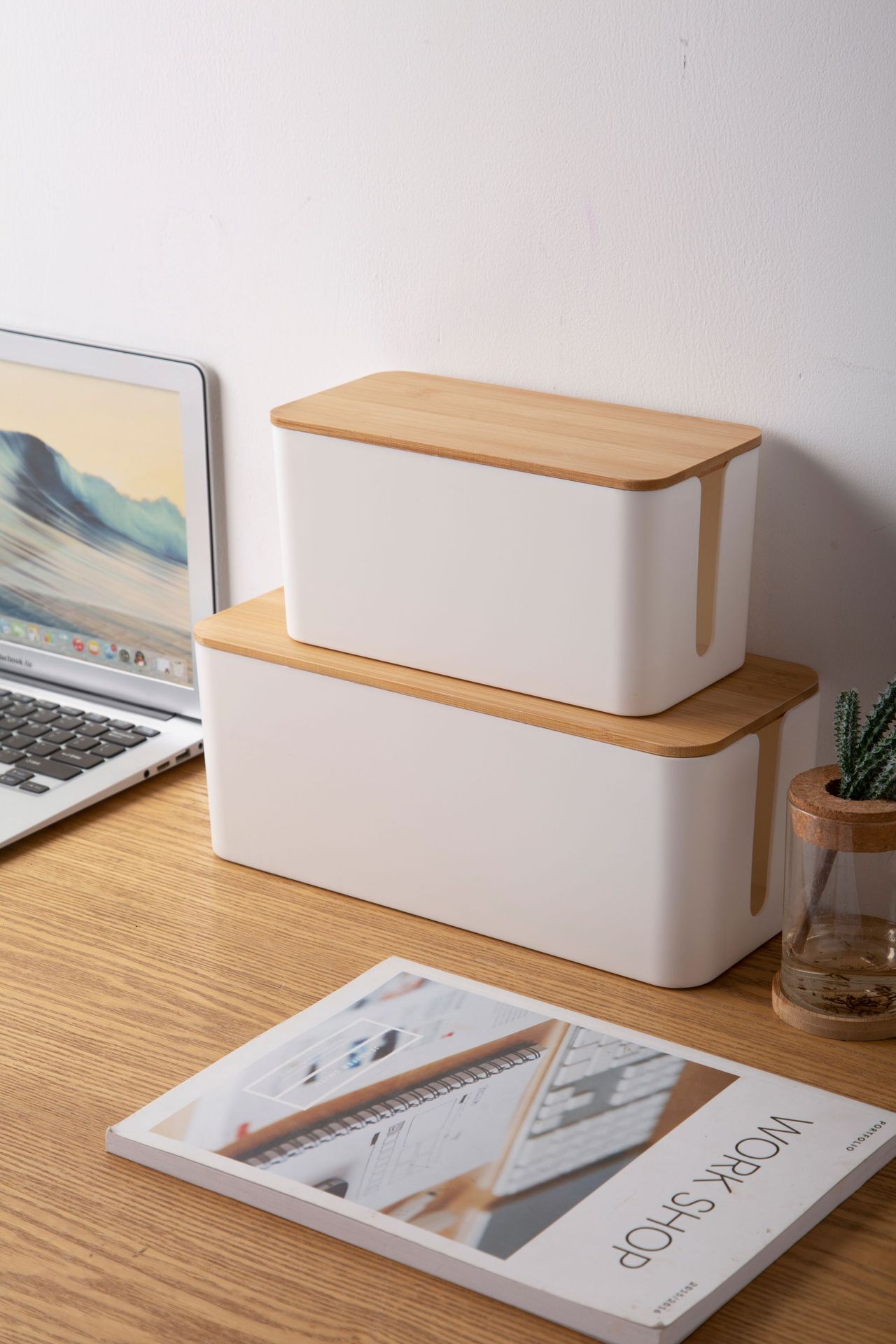 厂家直供塑料电线收纳盒电源插板电线盒集线盒插座数据线收纳盒详情6