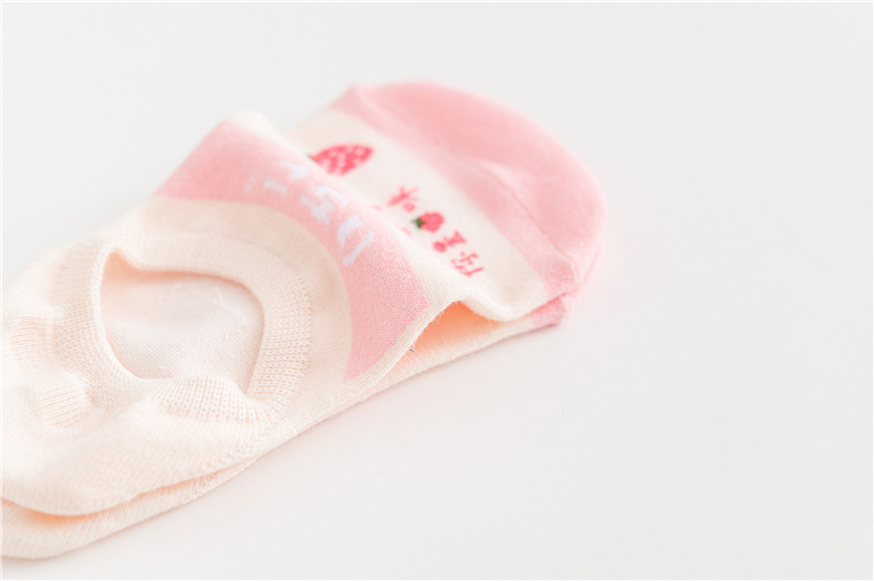 新款女隐形春夏女士袜子纯色防掉跟隐形袜点胶空调袜室内袜脚底袜详情65