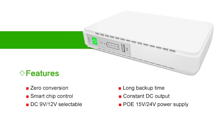 SKE DC MIni Ups POE430 白色 9v 12v 15v 24v pic 1