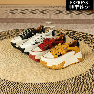 真皮马丁靴女2023年冬季新款时尚百搭女士短筒靴加绒保暖切尔西靴详情10