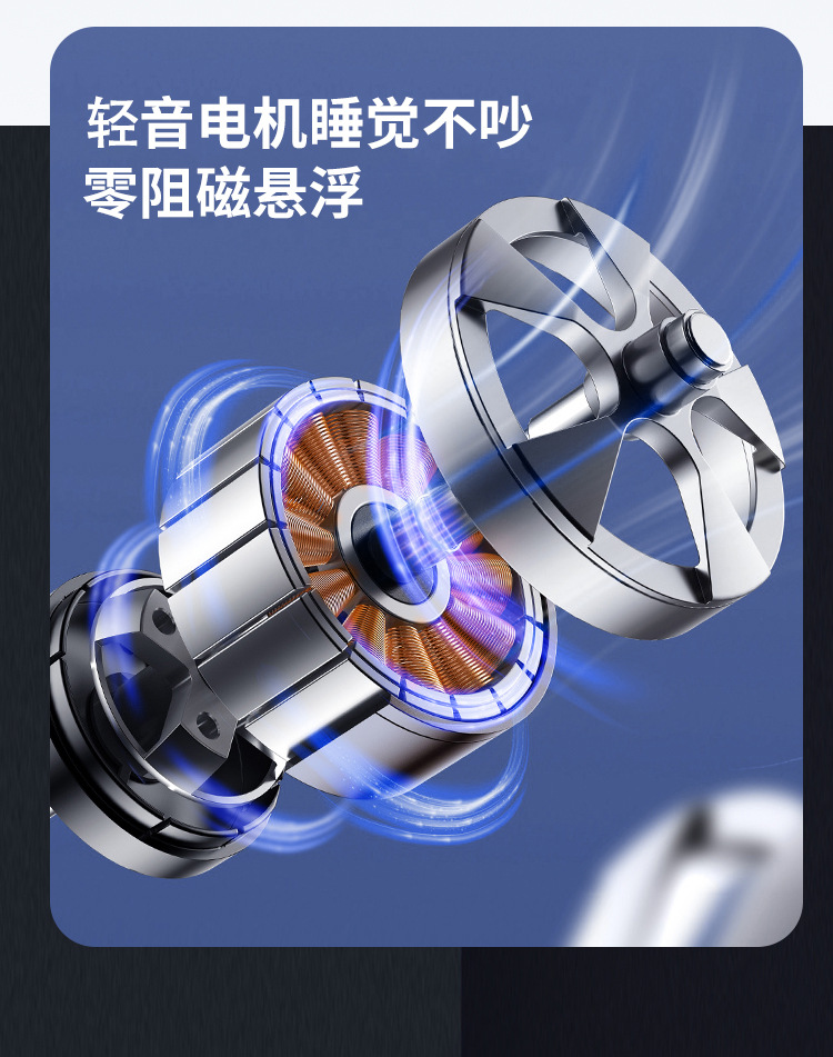 新款桌面小风扇迷你便携充电大风力usb家用台式风扇礼品一件代发详情11