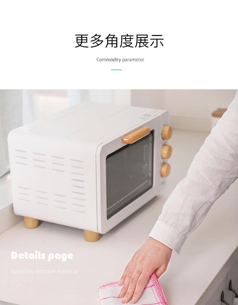 厨房洗碗抹布五层加棉八层全密吸水干湿两用洗碗布百洁布洗碗巾厂详情20