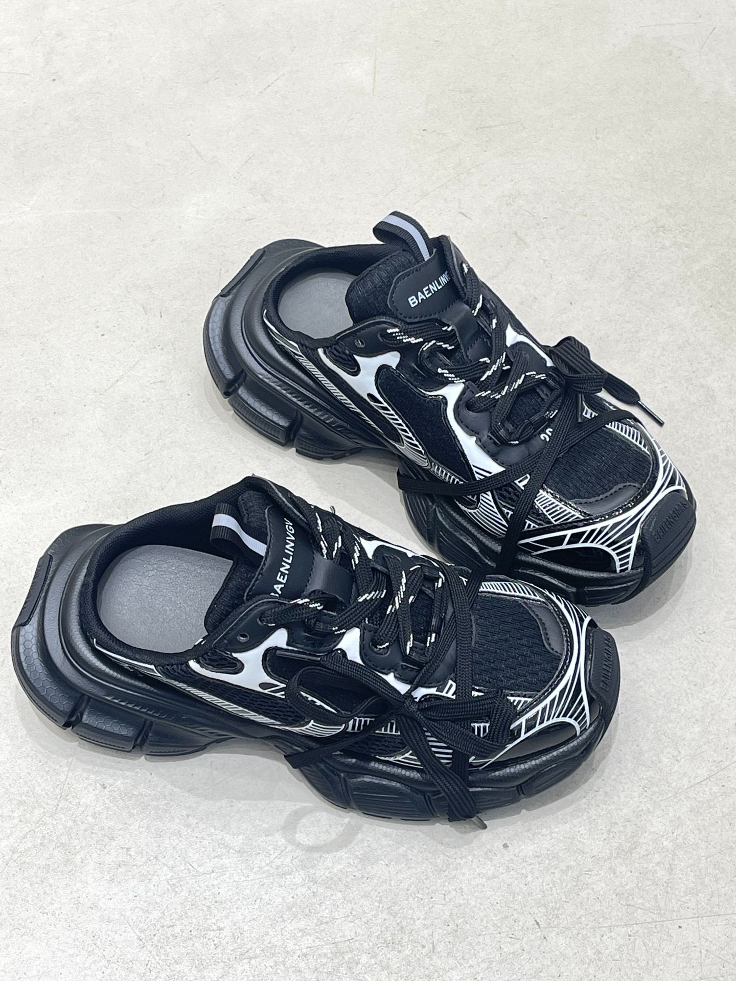 2023年新款老爹鞋增高厚底运动鞋休闲做旧复古情侣男女鞋详情19