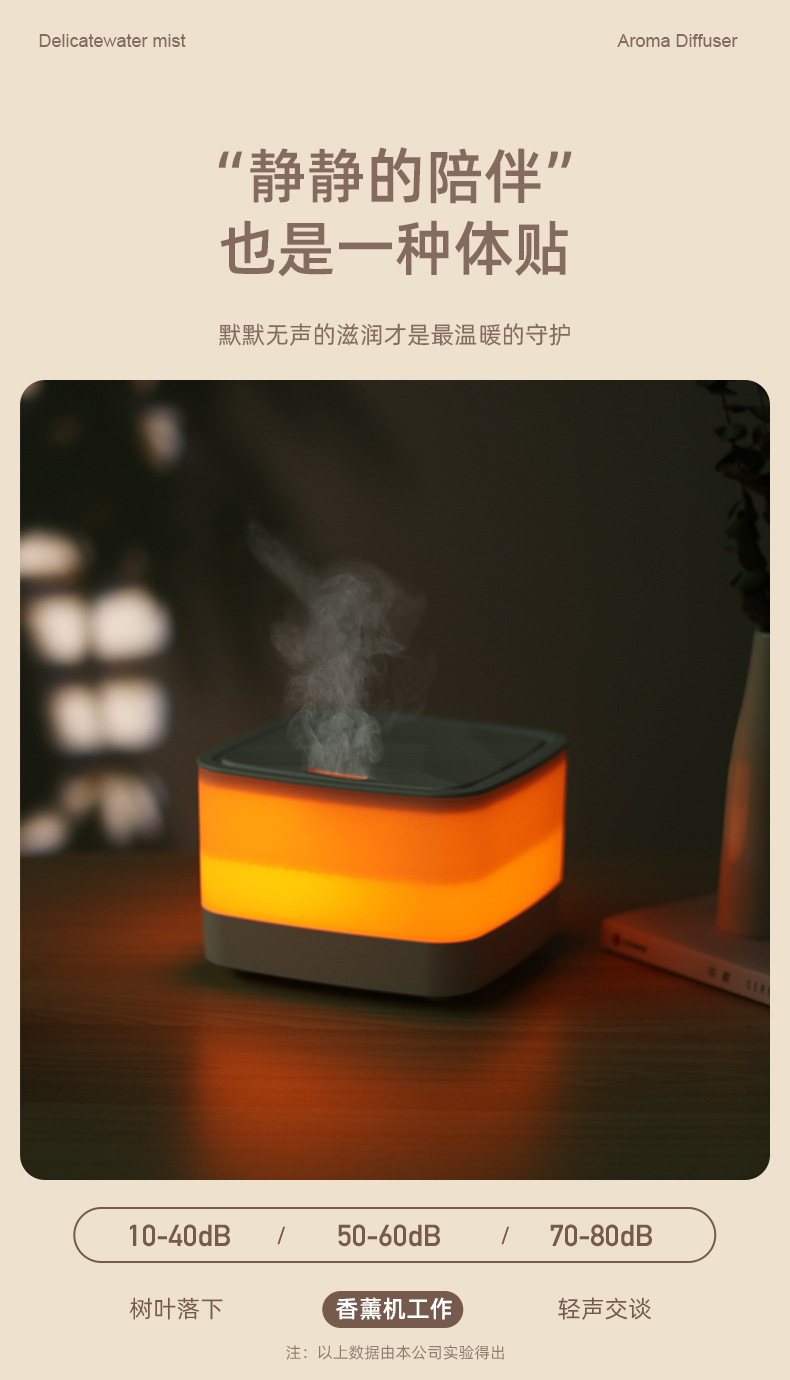 新款跨境无印良品超声波香薰机 家用桌面静音大雾量精油扩香机 加湿器功能一体 其他分类新品上市详情7