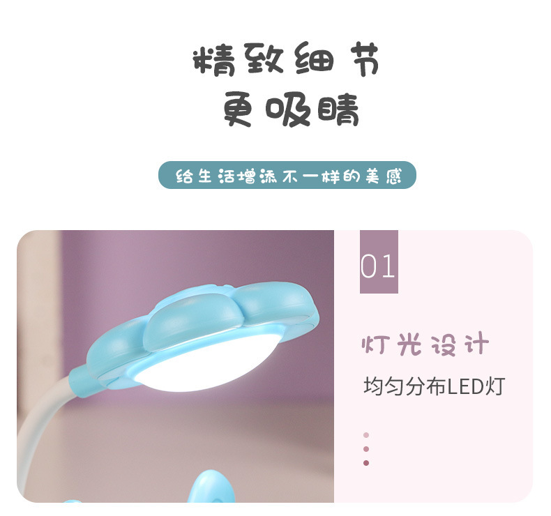 新款卡通削笔刀小夜灯LED折叠充电笔削小台灯 创意学生文具铅笔刀详情11