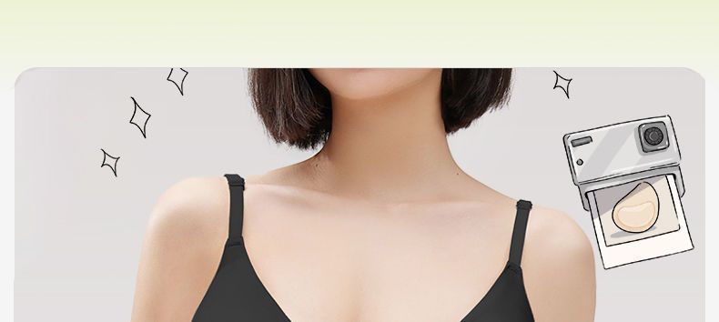 漫画外扩型胸内衣女小胸专用聚拢显大无钢圈文胸腰细无痕胸罩薄款详情11