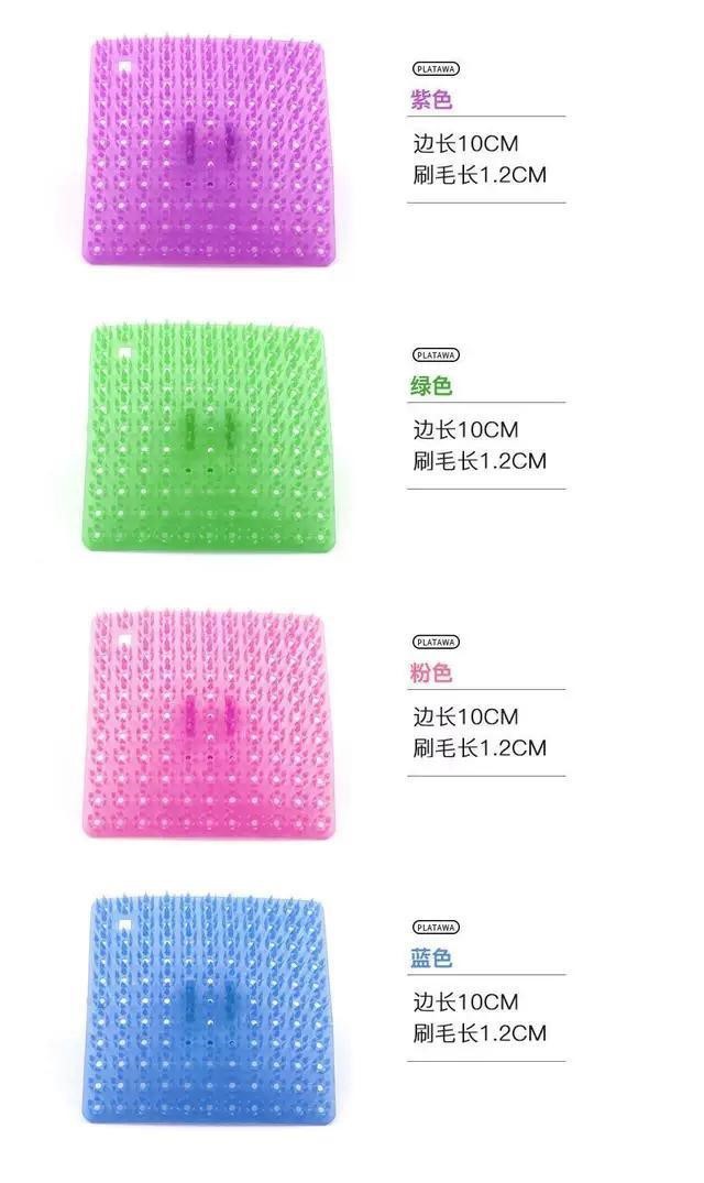 Vegetable and fruit cleaning brush, draining basket, sink gap, soft rubber cleaning brush, multi-functional universal pot brush pic 4