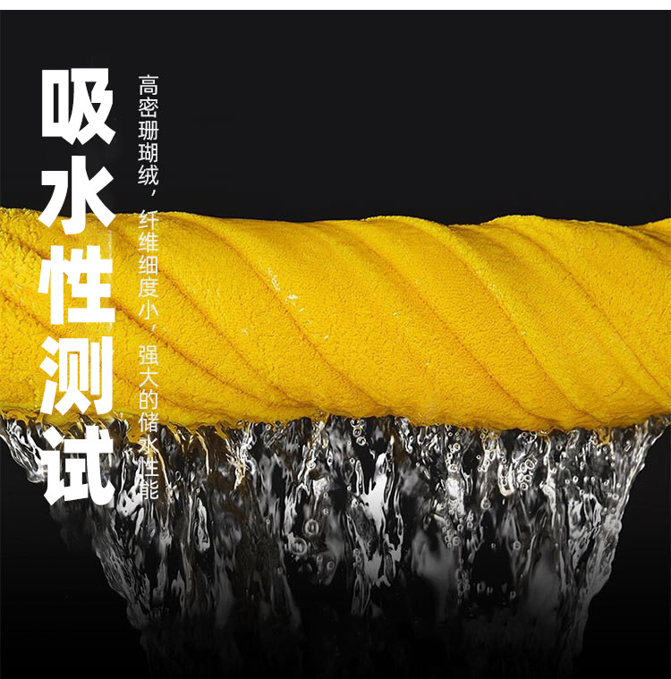 Fanxin Yiwu European-style imitation deerskin towels, lazy rags, absorbent thickened car towels, car washing, beauty and hair care multi-purpose coral fleece pic 18