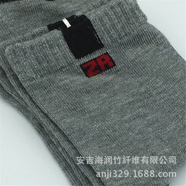 竹润2021年精品男士竹纤维厚袜礼品装男士厚袜防臭男袜详情7