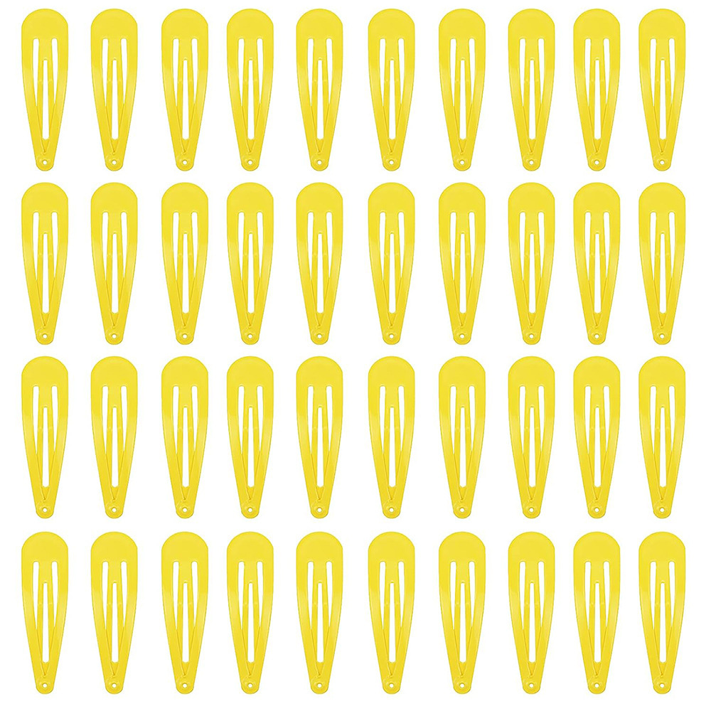 40pcs跨境亚马逊5cm发夹夹子黑色bb夹发卡喷漆水滴夹边夹刘海夹详情18