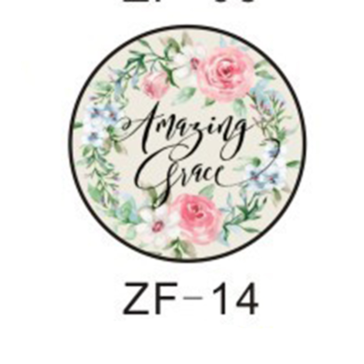 时光宝石水晶玻璃花环励志系列亚马逊diy饰品配件英文图案徽章详情19