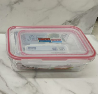 新款密封盒圆形透明pet不易摔破密封食品级塑料保鲜盒加厚防漏详情6