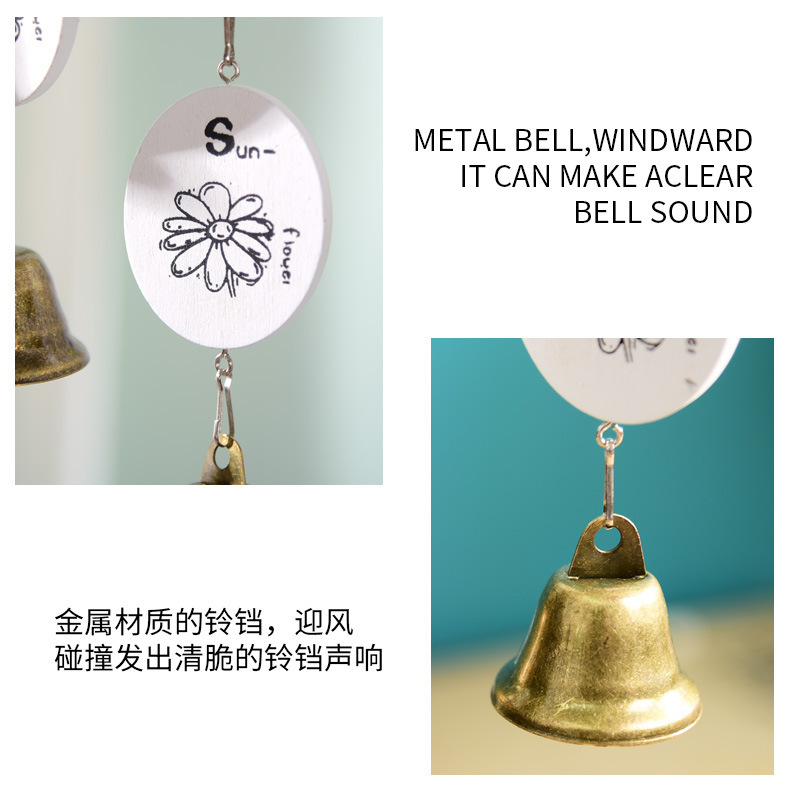 新款日式树脂风铃房间铃铛汽车挂件卡通龙猫生日礼物阳台晴天娃娃详情16