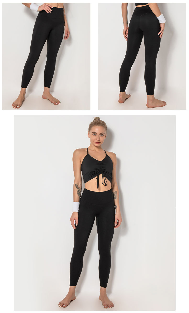 lulu瑜伽裤磨毛高腰提臀女夏外穿紧身运动跑步蜜桃臀裸感健身裤秋详情46