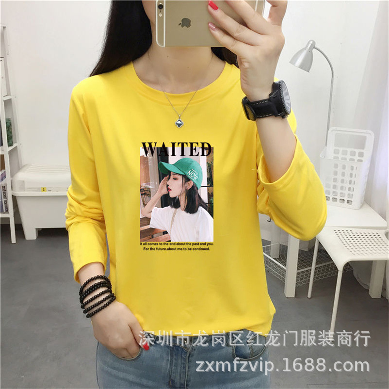女装长袖T