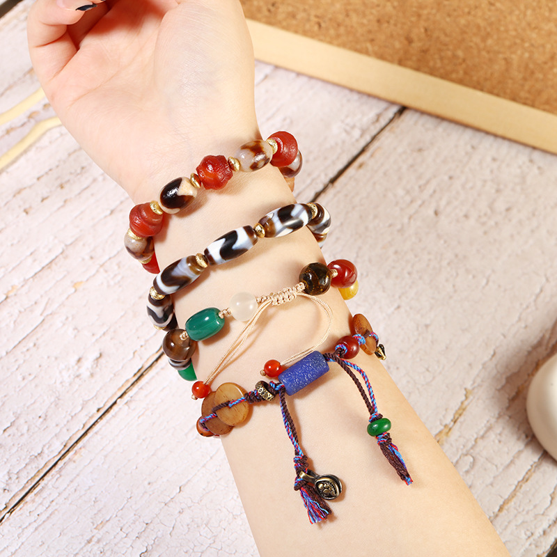 香灰琉璃朱砂十八籽菩提手串男单圈盘玩佛珠手链女小红书同款文玩详情8