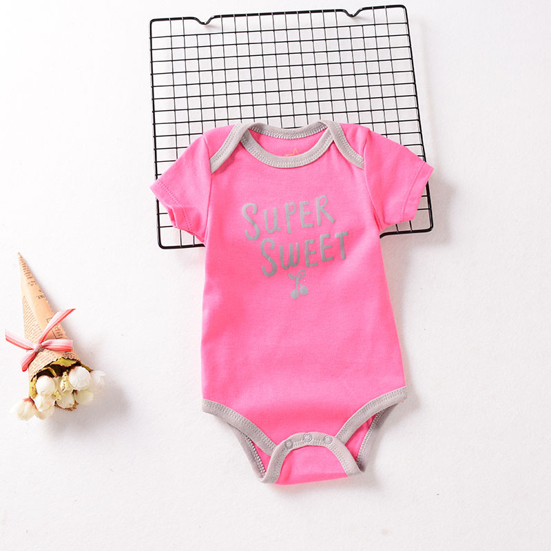Summer 2021 new long-sleeved and short-sleeved crawling suits for infants and children aged 0-1, cartoon crawling suits, foreign trade miscellaneous styles, long-sleeved and short-sleeved crawling suits pic 26