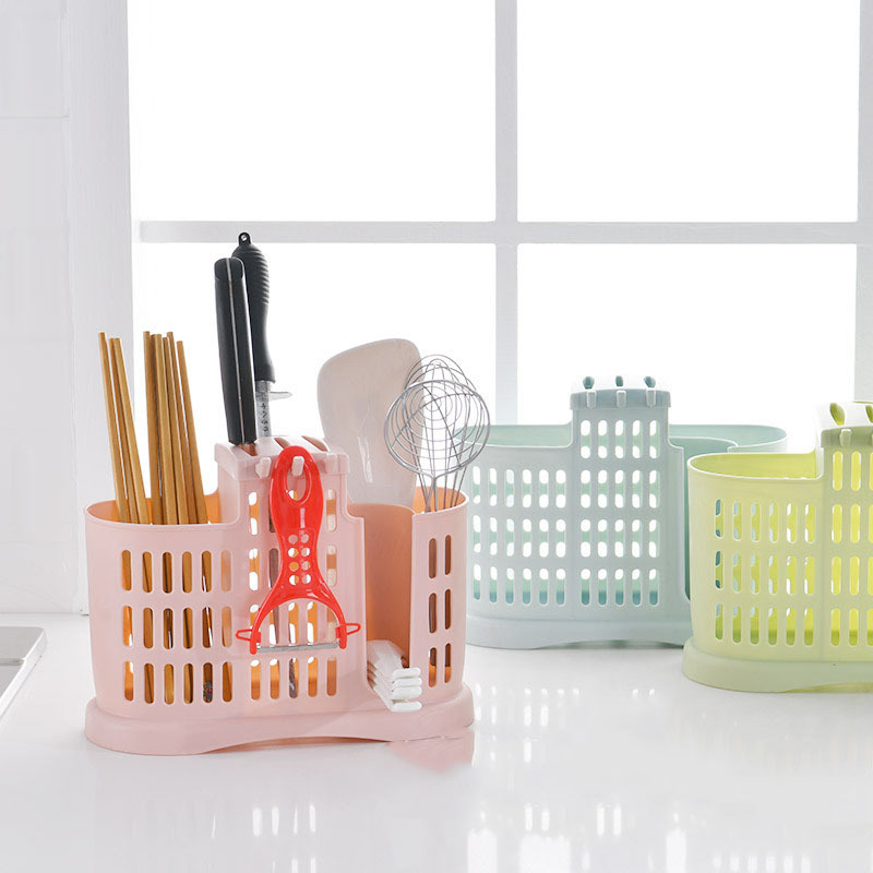 Youdaoplaceholder0 plastic multi-functional kitchen chopsticks, kitchen cutlery cage wholesale in stock, household storage chopstick cage pic 5