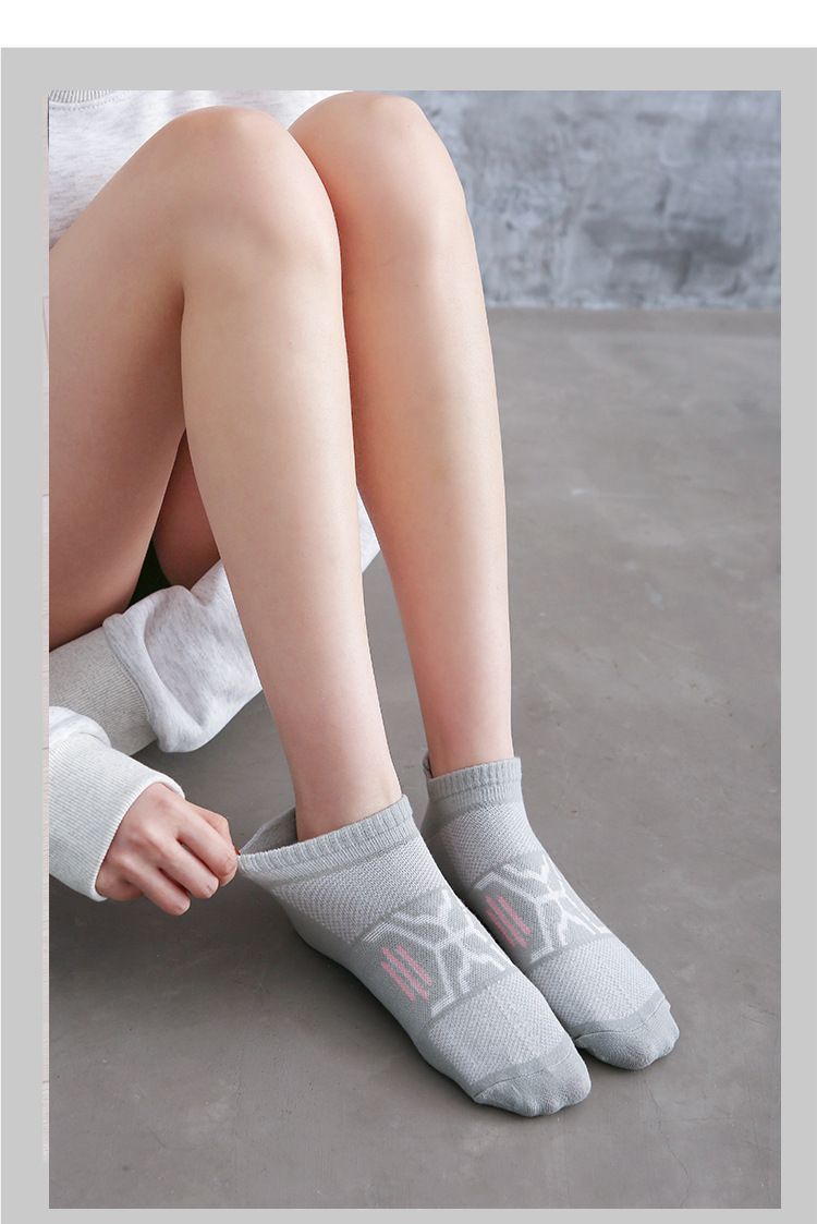 袜子女春夏季网眼女船袜脚底橡筋短筒女袜后跟提耳护脚短袜吸汗详情6