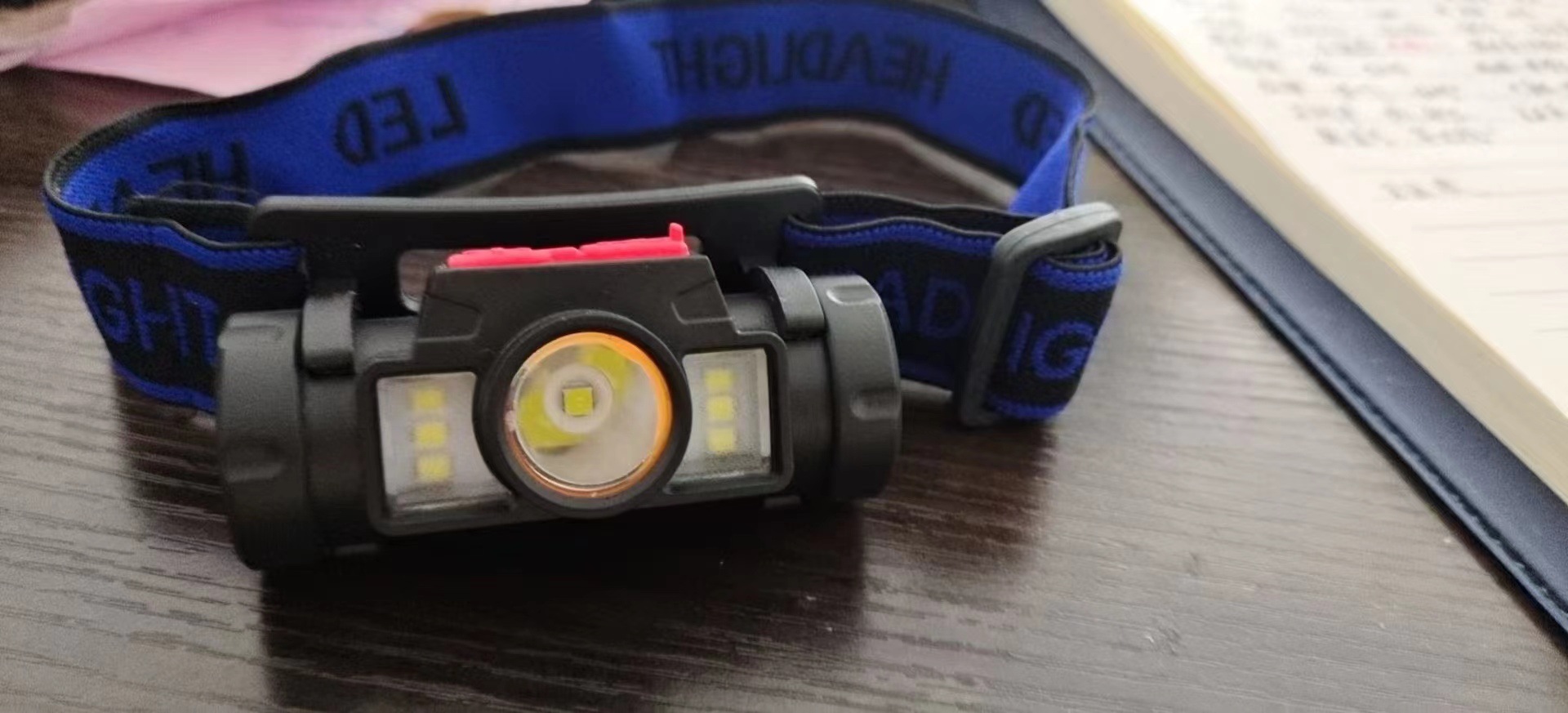 Cross-border LED high-intensity small headlamps, outdoor cob charging head-mounted lighting lamps, USB charging camping lamps, fishing lamps pic 1