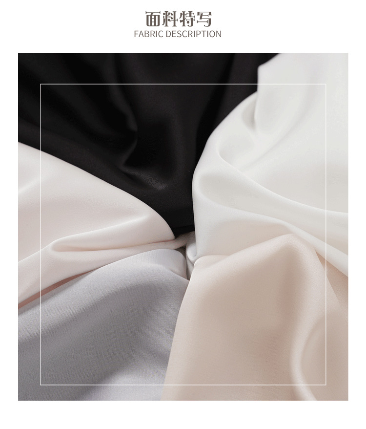 Jialqi, a popular female summer V-neck dress with a halter top, wears a suit over it and a silk satin slim-fitting base layer inside pic 3