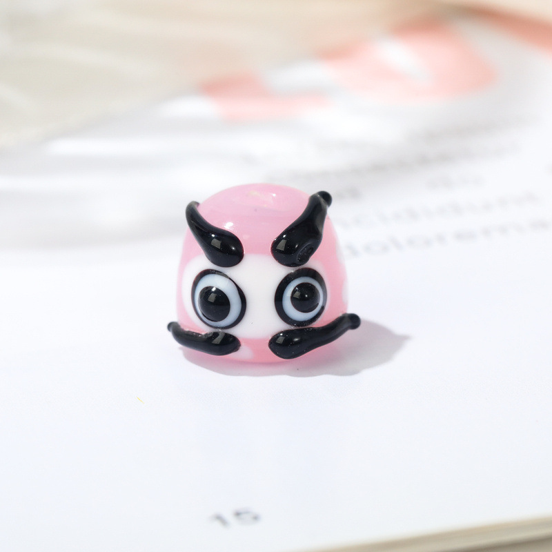 晗钰缘 新款卡通达摩琉璃直孔手串散珠DIY手链串珠饰品配件材料详情8