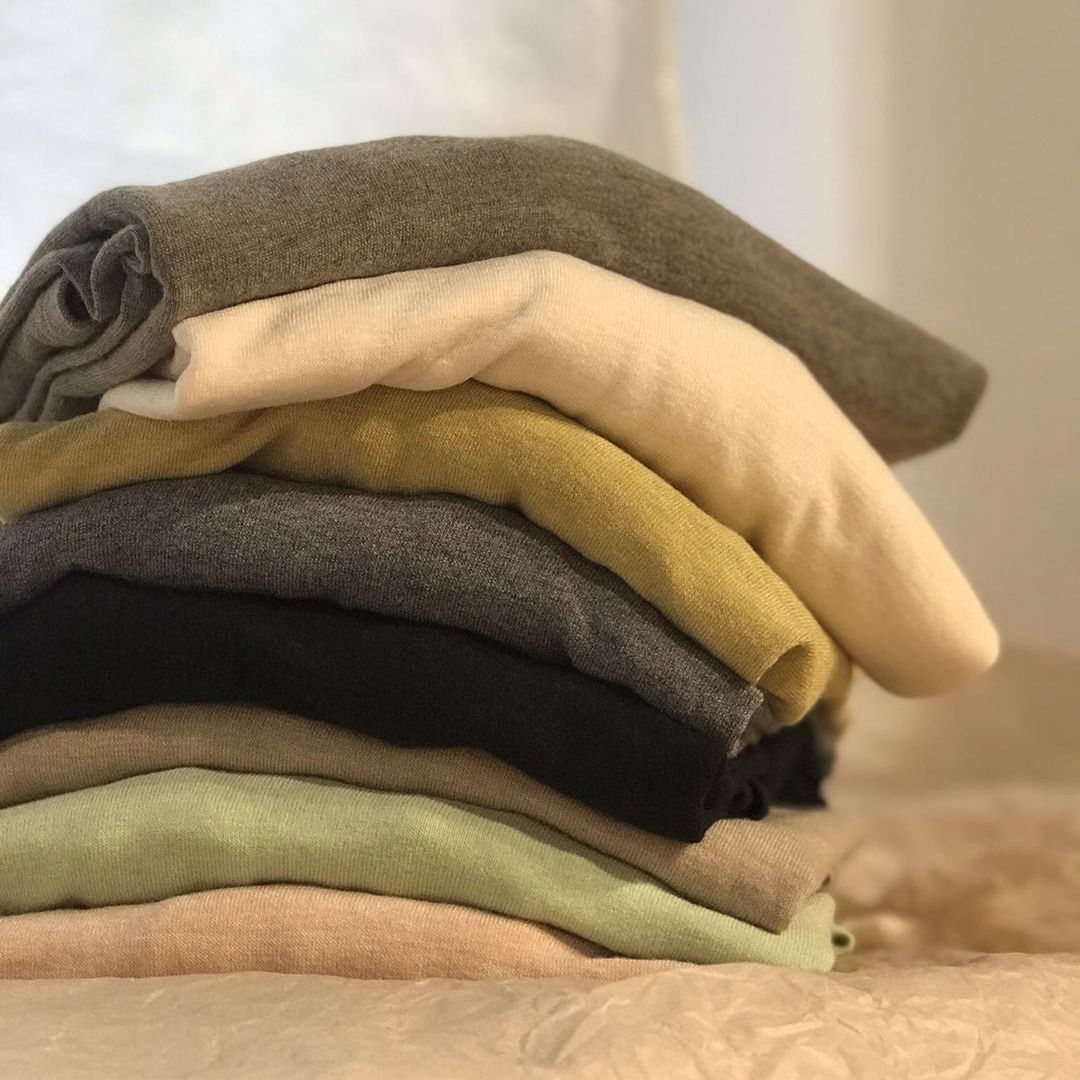 Gentle to the core ~ Soft and fluffy cashmere texture, round-neck basic long-sleeved T-shirt base layer wholesale consignment pic 19