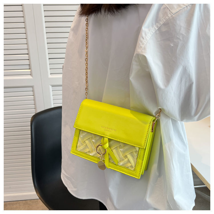 韩版时尚单肩包包女2024夏季新款洋气百搭小众ins链条包斜跨小包详情28