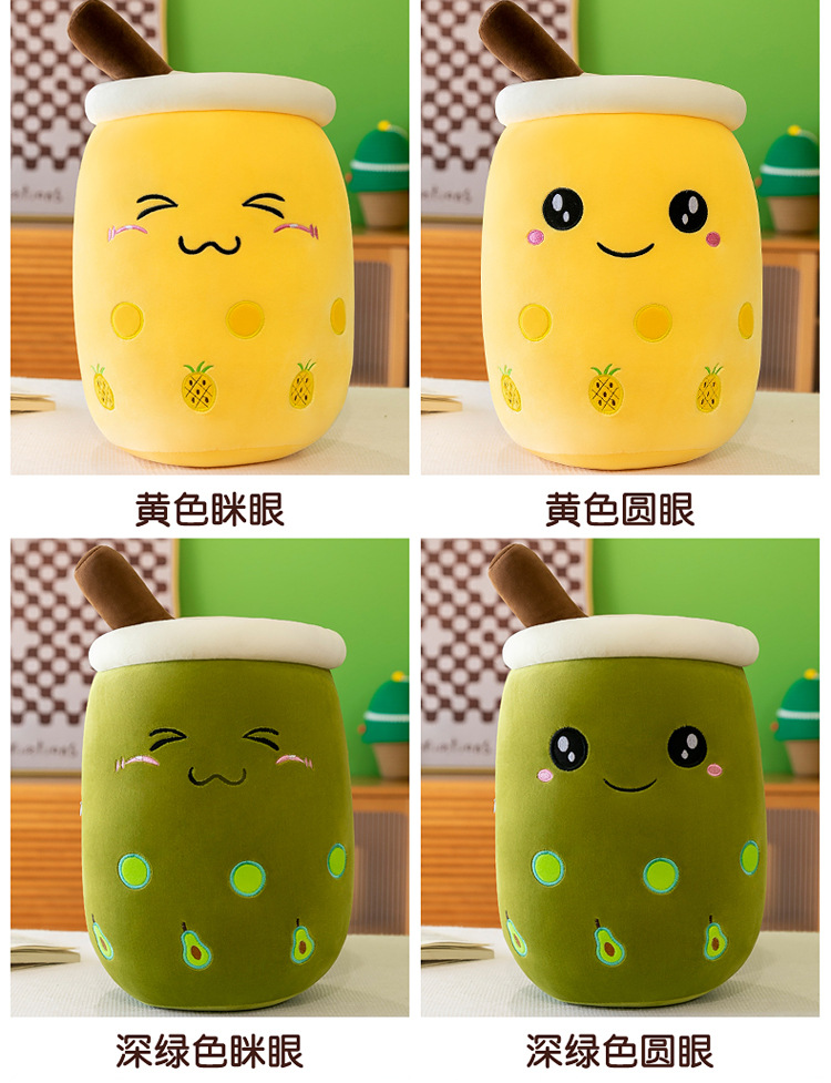 Simulated fruit milk tea cups, cushions, plush toys, large bubble milk tea dolls, stuffed toys, cross-border foreign trade gifts pic 19