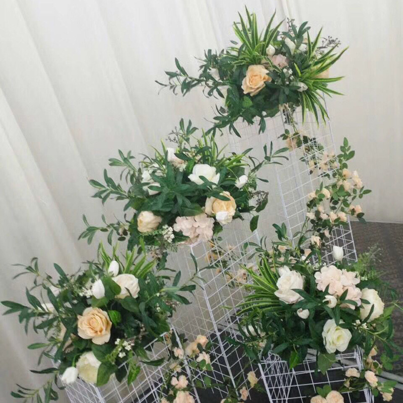 6-pronged olive branches, living room dining table, coffee table, vase, flower arrangement, wedding home flowers, wedding decoration, olive leaves pic 8