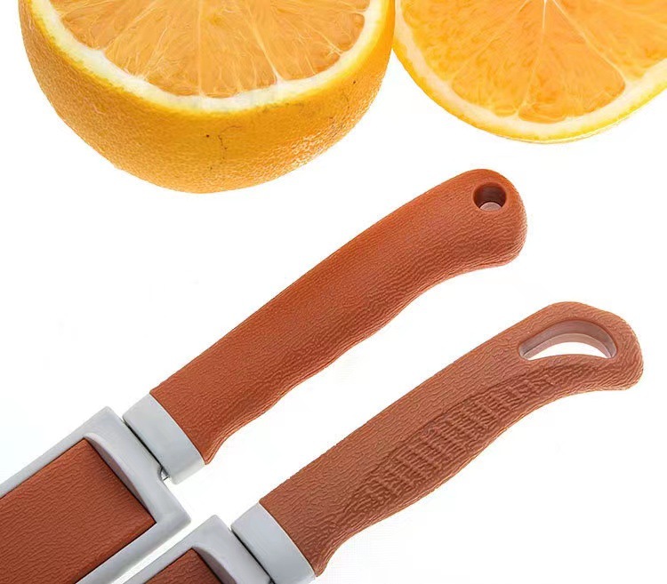不锈钢水果刀削皮刀二合一套装带套折叠家用精致多功能香蕉刀弯刀详情14