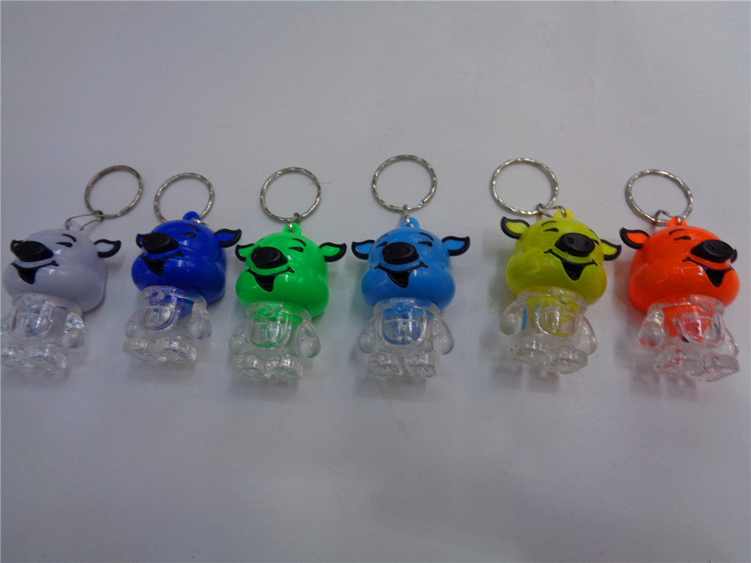Gift, toy, fortune pig, night light, keychain light, LED flashlight, street stall supply, factory direct sales pic 2