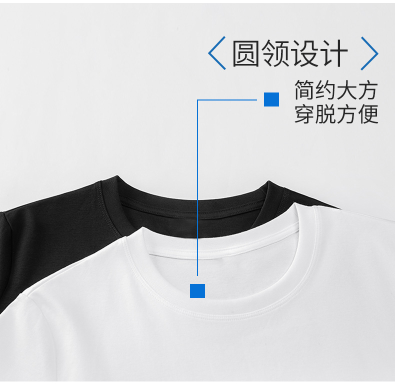 Summer pure white mercerized cotton T-shirt for women, pure cotton short-sleeved loose white T-shirt, half-sleeved body top, base layer pic 27