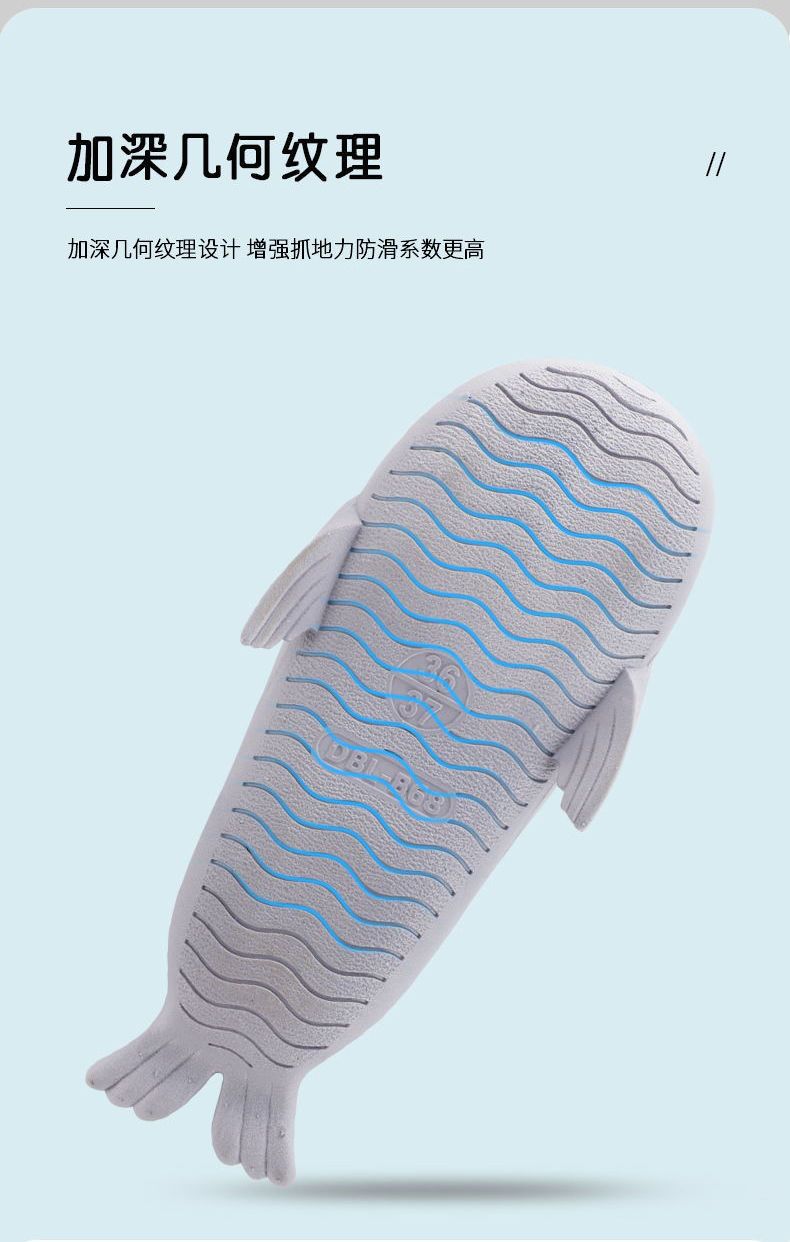 New sea lion couple slippers for women, cartoonish and cute summer, girlish cool slippers for home wear, beach headscarves for men pic 8