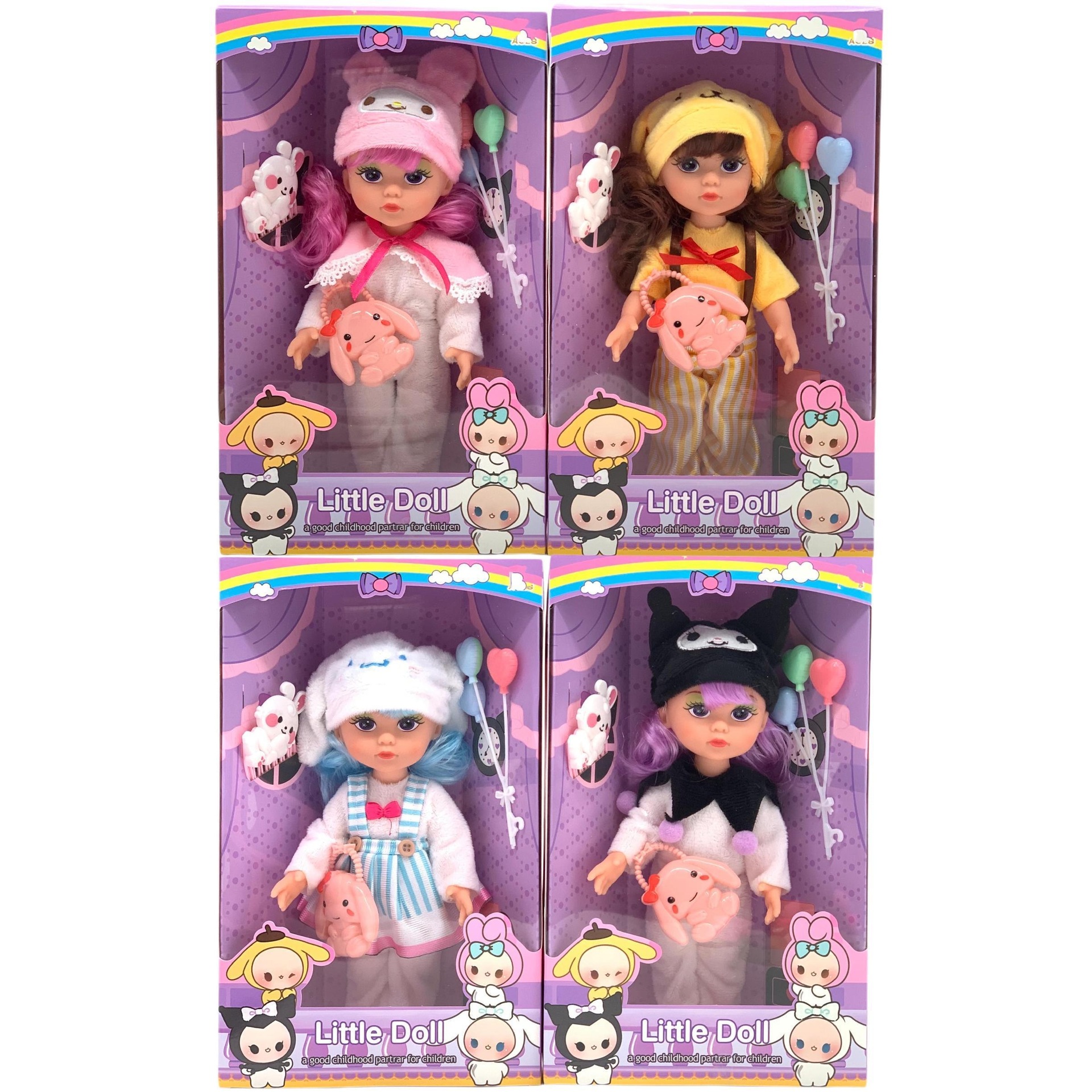 Cross-border foreign trade toys, 10-inch Kuromi Little Devil Vinyl Doll, Cinnamon Dog Music figurine from Sanrio, Japan pic 3