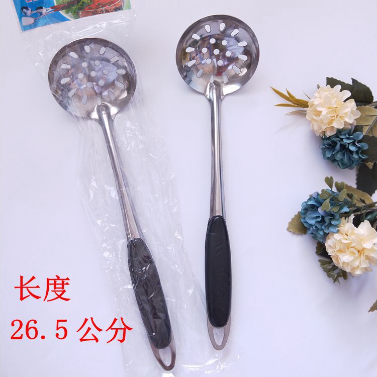Black long-handled hot pot strainer, large-eyed strainer, hot pot spoon wholesale 1 yuan 2 yuan pic 6