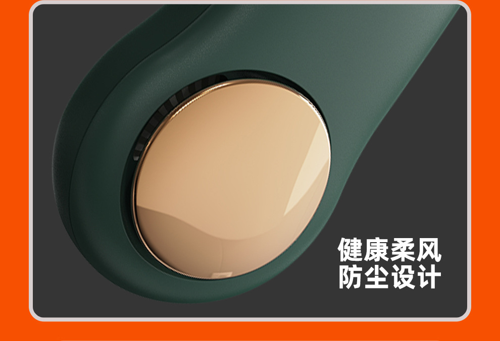 A new cross-border neck-hanging mini fan, a portable, bladeless usb charging, portable cooling and air conditioning small electric fan for lazy people pic 23