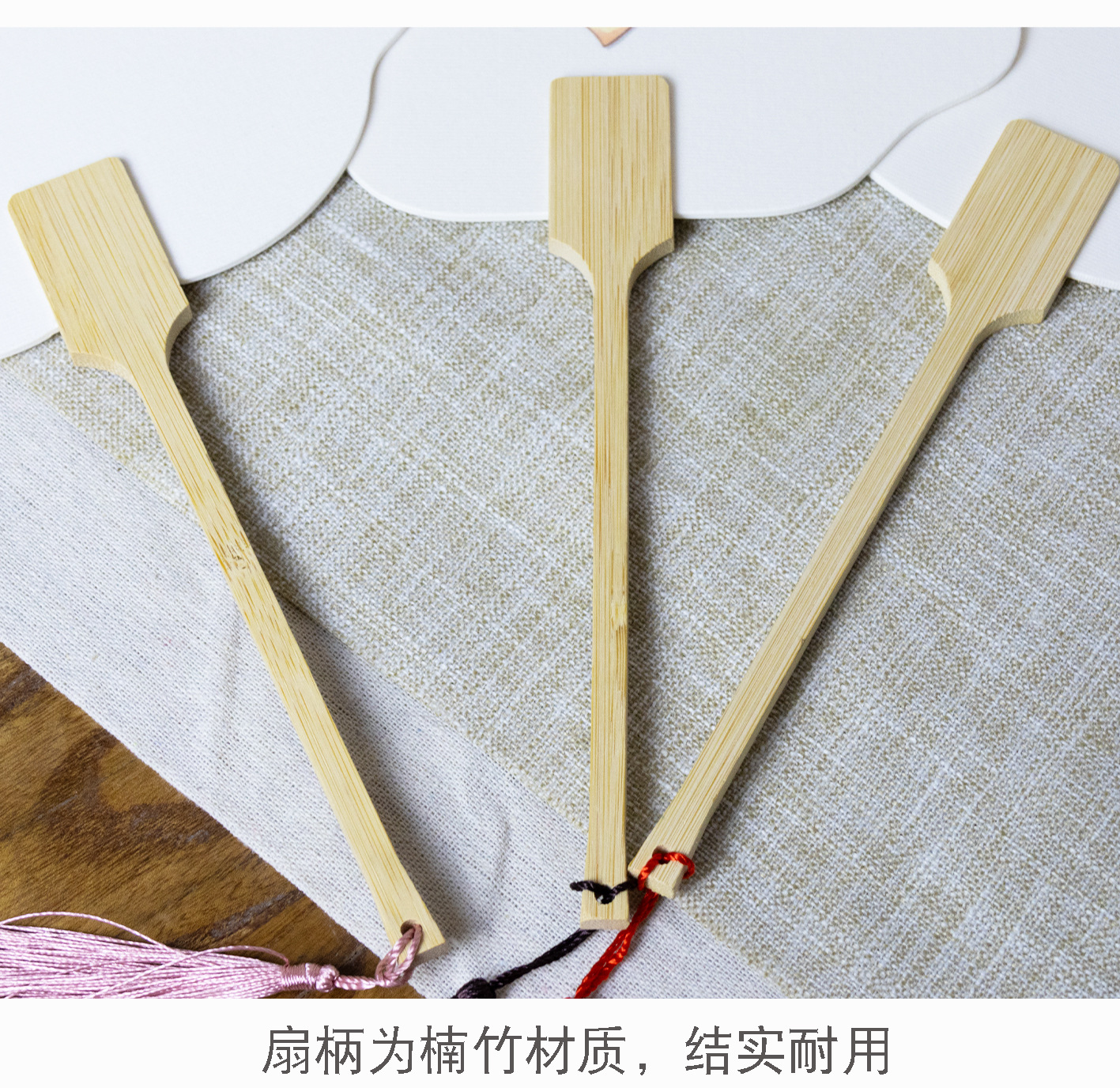 端午节团扇diy漂漆专用扇子创意迷你粽子扇景区摆摊文创礼品漆扇详情6