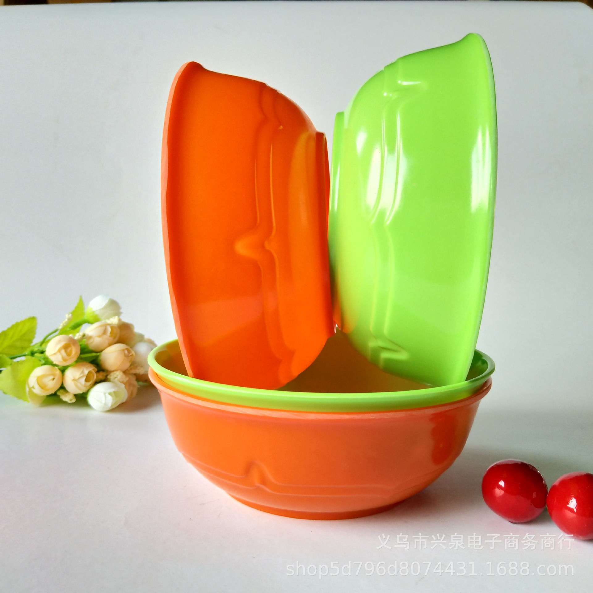 Melamine rice fast food bowls, porcelain imitation soup bowls, porridge bowls, dessert tableware, plastic bowls, small bowls for hot pot restaurants pic 3