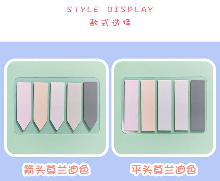 Index sticker, sticky note, label sticker, sticky note paper, bookmark sticker, marker, small strip, writable pagination indication sticker pic 3