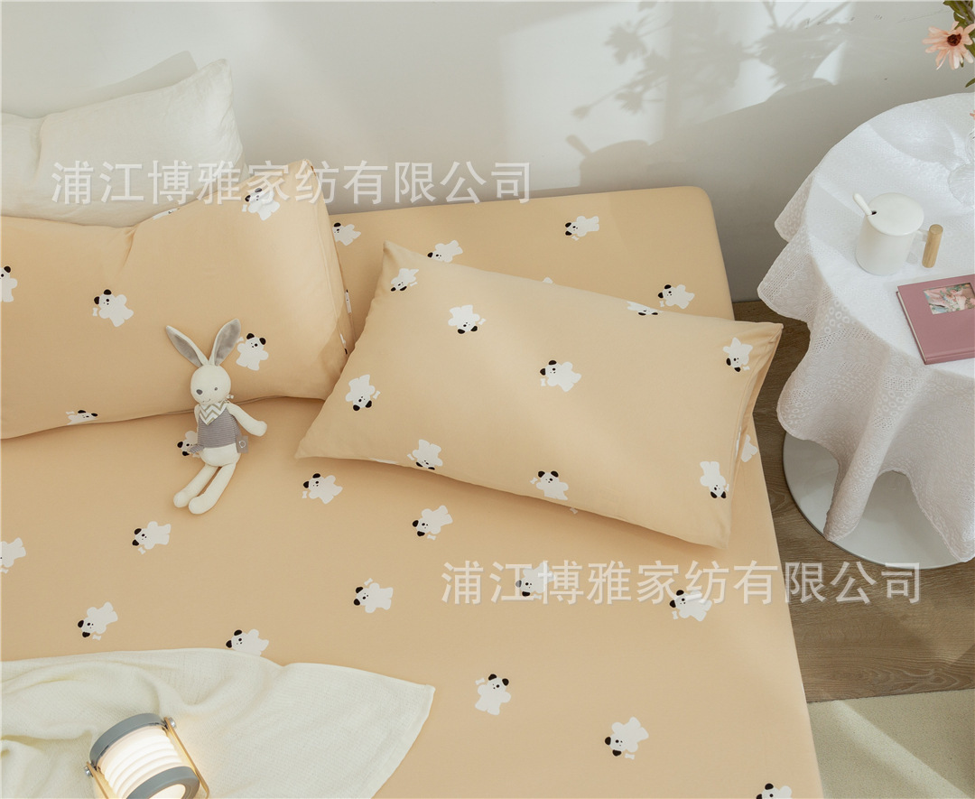 The manufacturer supplies wholesale summer bed sheets, bed covers, single pieces, mattress protection covers, three-piece sets, and washable covers pic 11