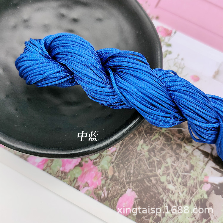 diy jewelry thread AB, Taiwan jade thread, colorful jewelry, nylon thread, jade bracelet, braided rope, 1mm jade thread wholesale pic 28