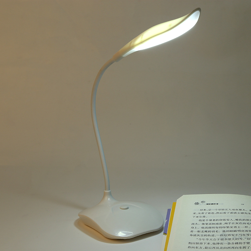 New LED desk lamp, USB cable direct plug power supply or battery dual use, eye-protecting study dormitory reading small book light, night light pic 4