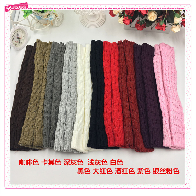 Wholesale of Korean-style knitted warm Japanese-style socks, woolen leg covers and over-the-knee socks from the manufacturer pic 7