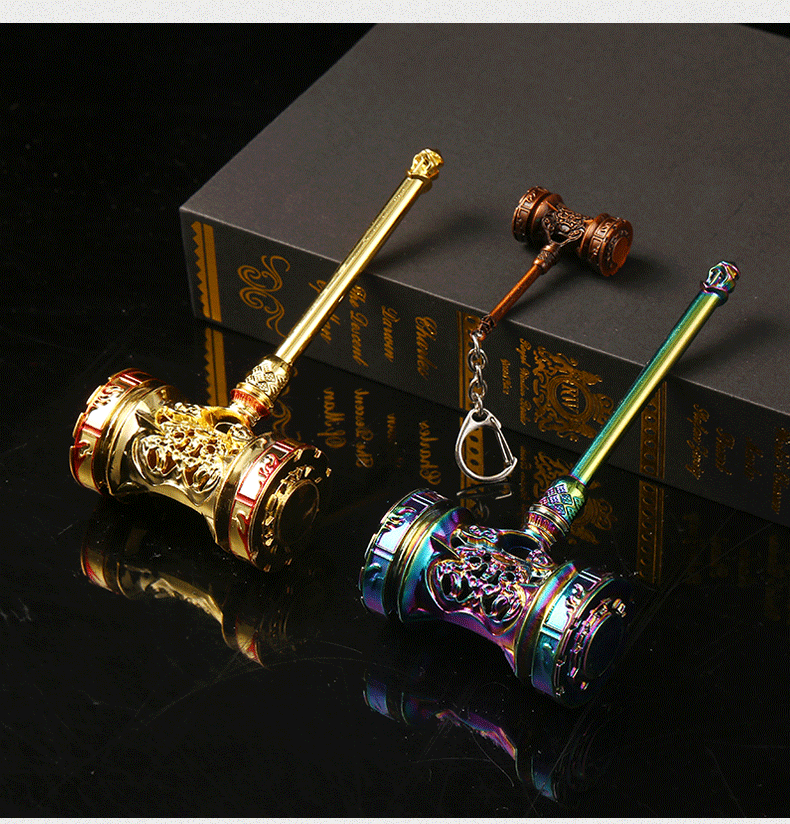 斗罗大陆动漫周边手办龙王唐三昊天锤闪光版钥匙扣玩具模型小挂件详情7