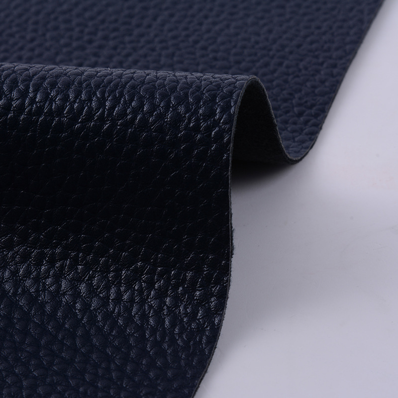 All-pu leather fabric, soft and hard wrapping, sofa, leather car interior decoration and finishing, artificial leather thickened with lychee pattern pic 5