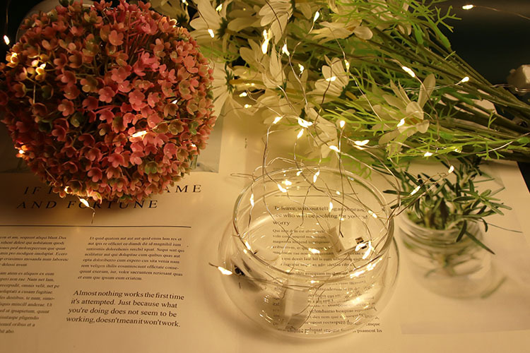 LED string lights, origin and supply of light-emitting three-function flashing lights, cake decorative lights, flower shops pic 5