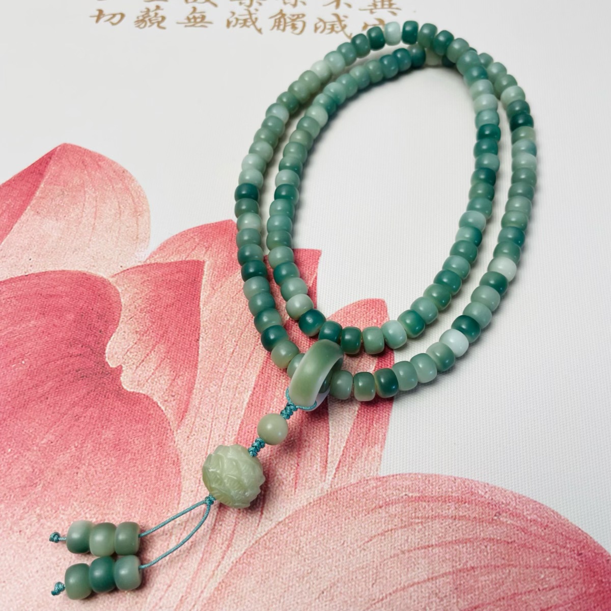 Qingmang Dunhuang Bodhi Root Bracelet, Handmade diy Buddhist prayer beads, prayer beads, necklace, bracelet, fine New Chinese-style jewelry wholesale pic 15