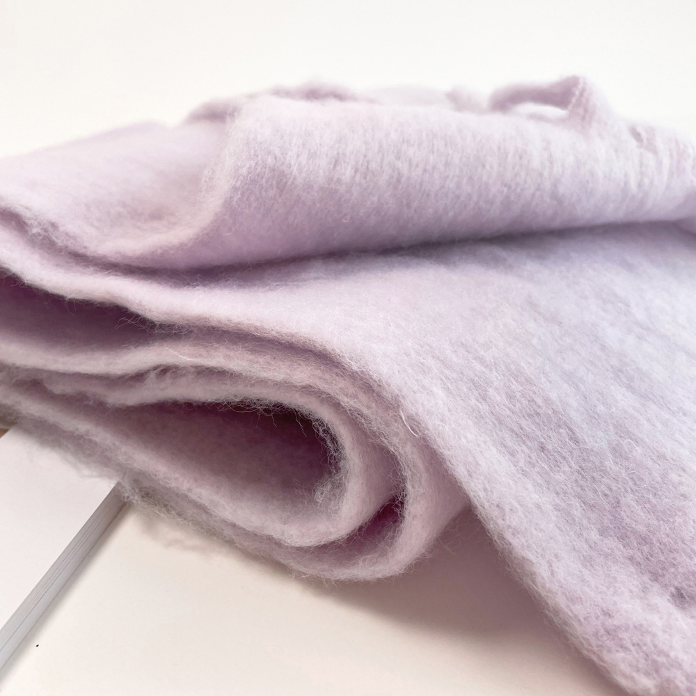 Solid color mohair scarf, sweet potato best-selling warm mid-length scarf, winter shawl, scarf for outerwear, wholesale from Europe and America pic 21